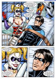 Batman And Nightwing Discipline Harley Quinn #1