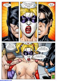 Batman And Nightwing Discipline Harley Quinn #10