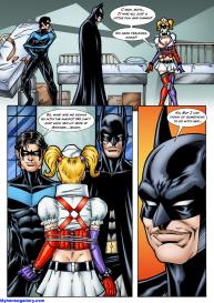Batman And Nightwing Discipline Harley Quinn #4
